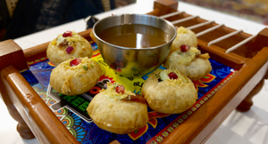 Gol Gappay is just one of the delicious things we tried at Food Street.