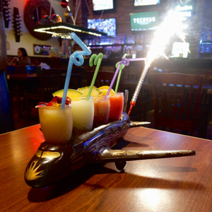 It was a busy week that included some travel for my wife. We spent the weekend together and celebrated with a margarita “flight.”